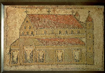 Christian Basilica, Mosaic Pavement, Roman Period, 2nd Half of 5th Century AD
